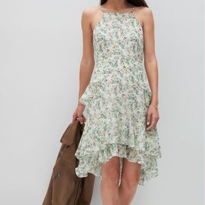 COPY - Banana republic Ruffle Fit-and-Flare Dress 0